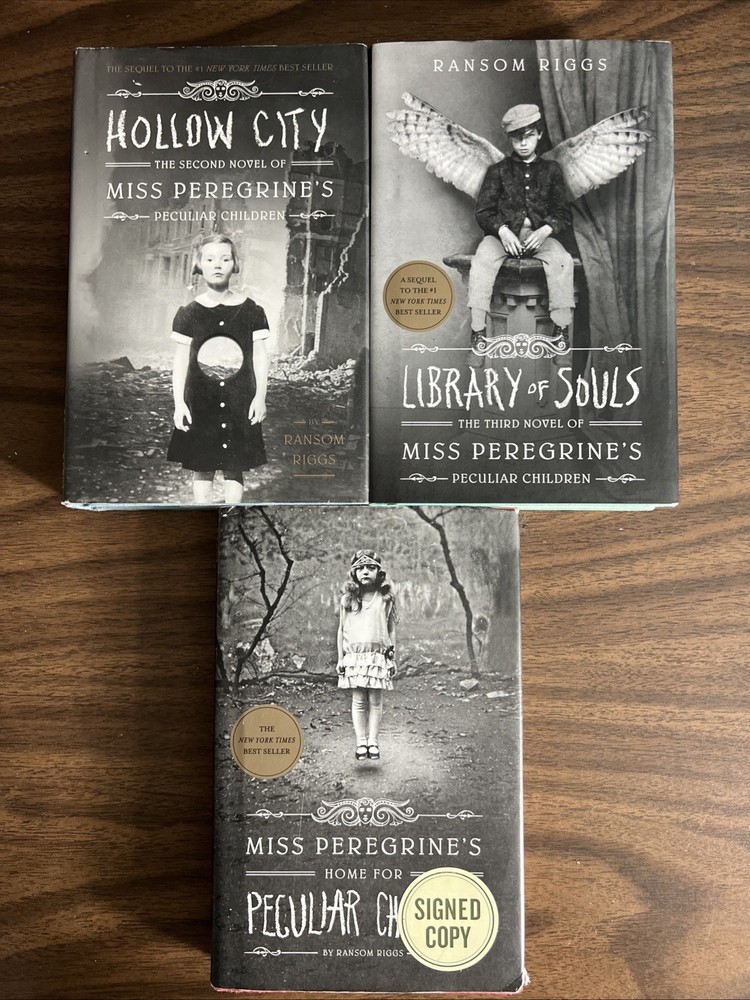 Miss Peregrine’s Home For Peculiar Children # 1-3 Ransom Riggs HC 1 SIGNED