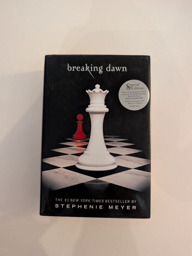 NEW Breaking Dawn Special Edition Hardcover Twilight Book w/ DVD & Poster