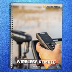 MINN KOTA Advanced GPS Navigation Wireless Remote Owners Manual CLOSURE w COVERS