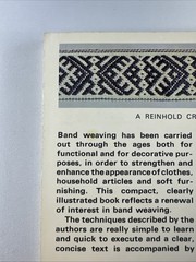 Weaving Bands By Liv Trotzig And Astrid Axelsson