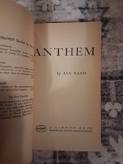Ayn Rand Lot of 2 books, Atlas Shrugged, Anthem