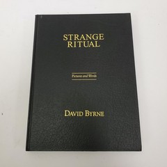 David Byrne Strange Ritual 1995 Hardcover 1st Edition Art Photo Talking Heads