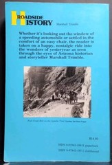 Roadside History of Arizona Trimble PB 1987 Revised Edition Southwest Good