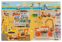 Construction Site Lift the Flap Picture Book Japanese Edition Kids Book New