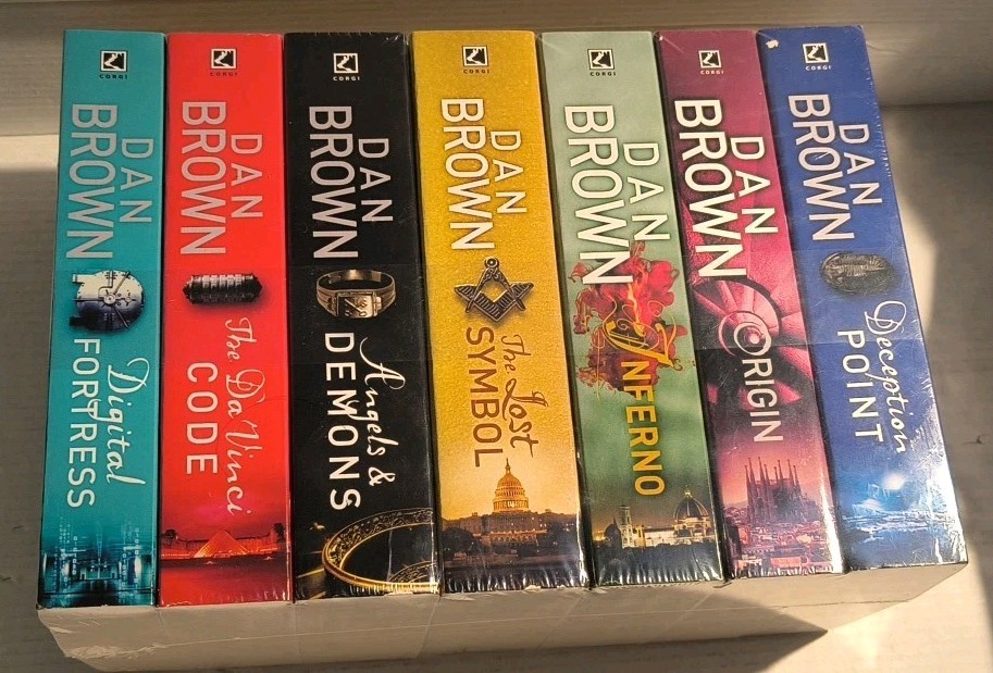 7x Dan Brown Robert Langdon Series Books Collection Set NEW/SEALED Paperback Pb