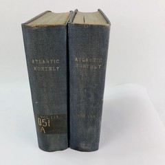 The Atlantic Monthly 1922 Magazine Book Bound Hardbound Volume 129-130