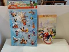3 Disney Books Stickers And Note Pad + Various stickers Lion Picture See Picture