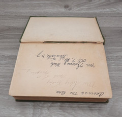 Antique 1905 Heart Throbs The Old Scrap Book Hardcover Grosset and Dunlap 119 Yr