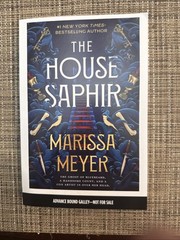 The House Saphir Marissa Meyer ARC Book TPB New Unread Advance Reader Copy