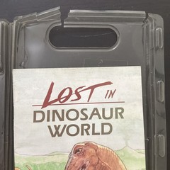 Lost In Dinosaur World Cassette Tape Pss! w/ Book Vintage 1980s George Williams