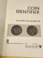 Coin Identifier by Burton Hobson 1966 Vintage Hardcover Book 88 Pages