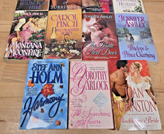 Big Lot 34 Historical Romance Western Novels Books Multiple Series & Authors