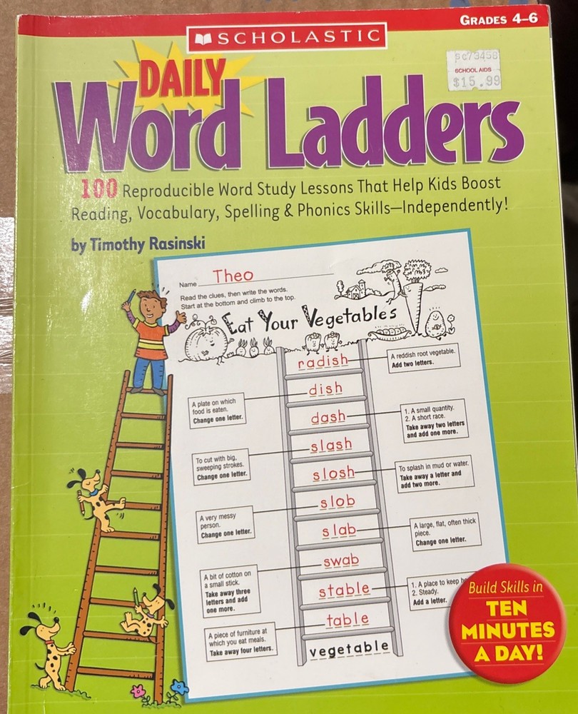 Daily Word Ladders Ser.: Daily Word Ladders: Grades 4-6 : 100 Reproducible Word