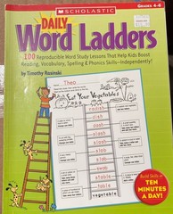 Daily Word Ladders Ser.: Daily Word Ladders: Grades 4-6 : 100 Reproducible Word
