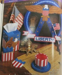 Hardcover „Plastic Canvas Celebration Gifts” Book, 160 pages for 67 DIY Gifts