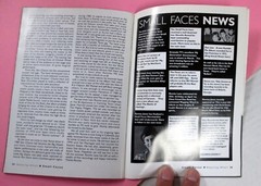 SMALL FACES Wapping Wharf U.K. FANZINE No.9 /36 pages Good Condition #783