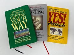 Jeffrey Gitomer’s lot of 3 books – Getting Your Way, Cha-Ching, Yes! Attitude