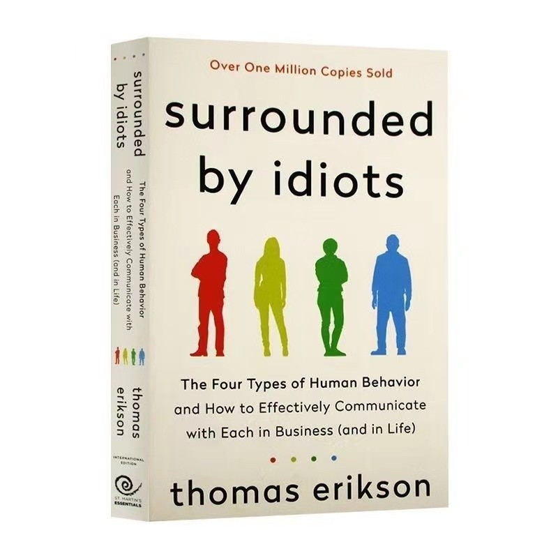 English Book Bestseller Novel Surrounded By Idiots The Four Types of Human