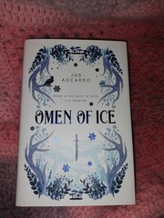 Omen of Ice by Jus Accardo Owlcrate Exclusive Signed First Edition novel, New