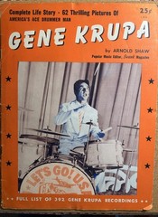 1945 Magazine „GENE KRUPA COMPLETE LIFE STORY” Arnold Shaw Jazz Drummer Photos