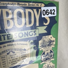 Vintage Song Sheets Everybody’s Favorite Songs by Amsco Music Over 200 Songs