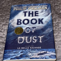 The Book of Dust by Philip Pullman (1st Ed. 2017, Hardcover) W/ Full Color Print