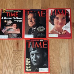 Vintage TIME Magazine 1991 1994 Lot of 4 Jackie Kennedy Nixon Eisenhower Gulf