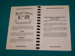 A Vegetarian Cookbook Humane Society of Jamestown RI Cookbook 2002 Rhode Island