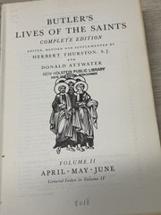 Butler’s Lives of the Saints – Complete 4 Volume Set by Herbert Thurston