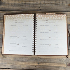 Our Family History A Keepsake Journal Faux Leather-Bound Family Tree Religious