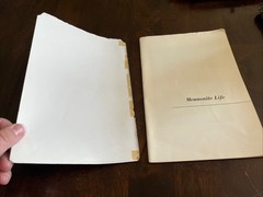 Mennonite Life by John A. Hostetler 1955 Herald Press booklet