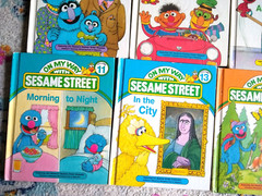 On My Way With Sesame Street Books Set of 11 CTW Big Bird Grover Ernie Bert