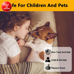 Mite Treatment Spray– 16 Oz – Kills Dust, Scabies, Spider, Carpet, Bird, Mouse &