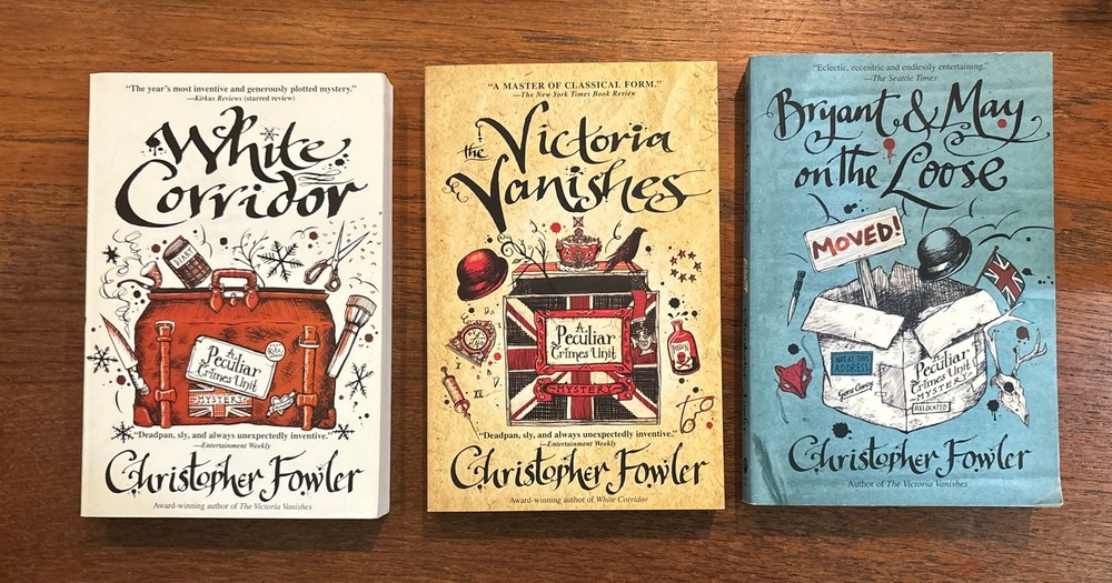 Lot of 3 Peculiar Crimes Unit Books By Christopher Fowler – Paperback