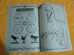 Jurassic World Dinosaurs Coloring/Activity Book with Tear/Share Pages 🆕🆓ship!