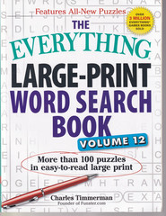 THE EVERYTHING LARGE-PRINT WORD SEARCH BOOK, Vol. 12 By Charles Timmerman {D11}