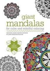 Giant Mandalas: For calm and mindful coloring – Paperback – GOOD