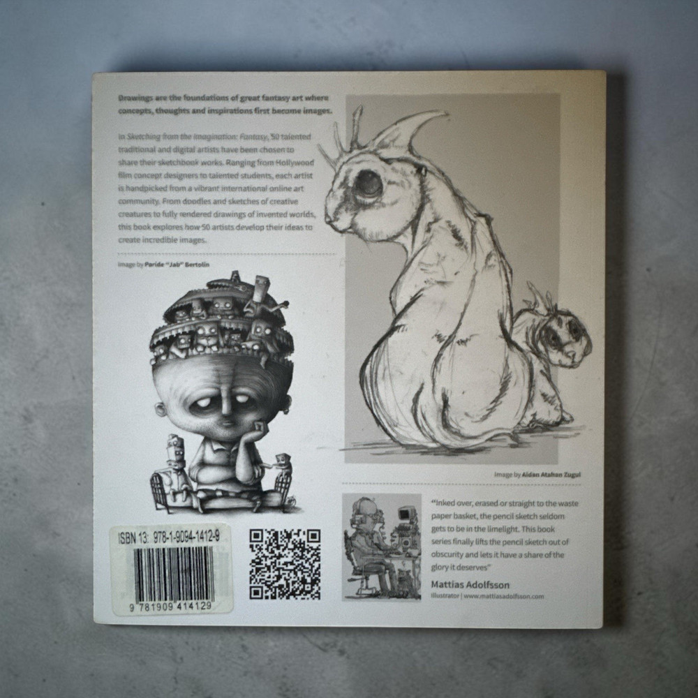 3dtotal Publishing Sketching from the Imagination: Fantasy Art Hardcover 2014