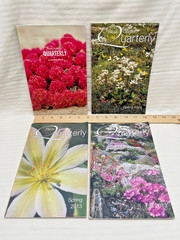 4 VINTAGE Rock Garden Books Quarterly Paper Back 2013 2014 2015 Back Issues