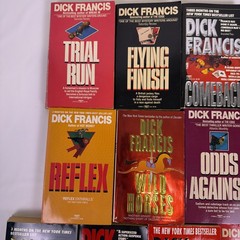 Lot of 13 Dick Francis Paperback Mysteries, VG Condition SEE PICTURES