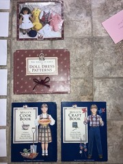 Original Pleasant Company American Girl Molly Craft Book Cook Book +used pattern