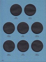 Whitman Blue Coin Folder For US Morgan Silver Dollars No 4 1898 1921 Album 9085