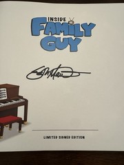 *SIGNED BY SETH MACFARLANE* Inside Family Guy An Illustrated History by F Moore