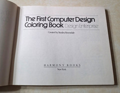 The First Computer Design Coloring Book Stanley Baxendale Vintage 1970s UNUSED
