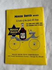 Vintage Mogen David Wine Booklet Promotional Recipes, Cookbook 42 Pages 5×7