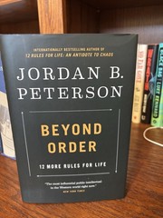 Beyond Order. Jordan B. Peterson. 1st HC Ptg. Penguin 2021. Fine Unread