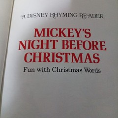 Mickey’s Night Before Christmas: Fun with Christmas Words (A Disney Rhyming…