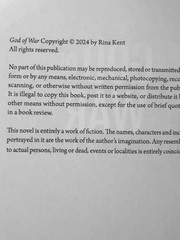 Legacy of Gods Trade PBKs (First Ed/OG Models) #1..#2..#3..#4..#6 Rina Kent/OOP