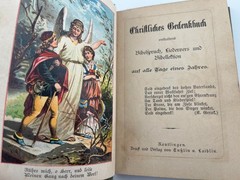 Christliches Gedenkbuch German 19th century Christian daily verse