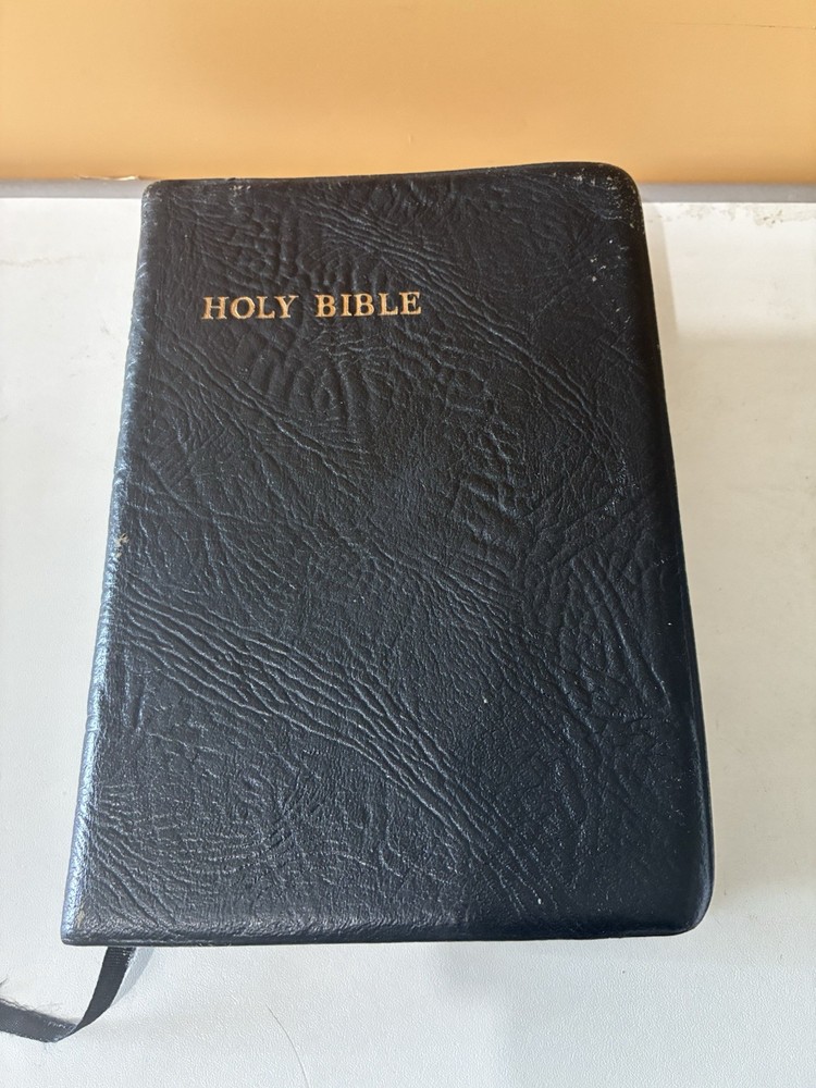 Holy Bible Cameo 16mo PCE Pure Cambridge Edition Antique French Morocco Leather